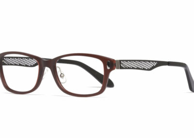 Xavier glasses frames in crimson | Mr Foureyes prescription glasses online